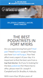 Mobile Screenshot of fortmyersfootdoctors.com